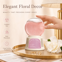 Désodorisant OEM ODM 250ml Bouteille Écologique Parfum Gardénia Blanc Neutralisateur d'Odeurs Diffuseur 360° Gel Moussant Longue Durée 60 Jours