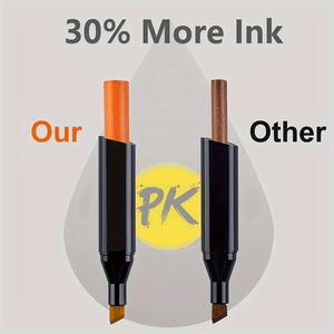 Art 168 Farben Dual Tip Alkohol basierte Kunst marker Büro lieferant Permanente Markierung stifte zum Zeichnen von Textil markern - Product Image 3