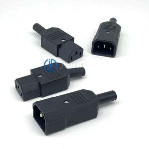 AC Ổ cắm điện AC nam và nữ cắm <span class=keywords><strong>c13c14</strong></span> hàn miễn phí lắp ráp điện Scooter Nồi cơm điện sạc Ổ cắm - Product Image 3