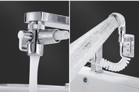 Tuyau de pulvérisation de robinet d'évier, Extension de robinet, pomme de douche à main