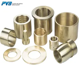 Brass Cylindrical Guide Bush SAE430 Customized OEM Bushing Cast Bronze Bearing For Industries