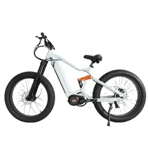 USA Hot Mountain E-Bike 26นิ้วล้อแม็กยาว1000W,ระบบกันสะเทือนแบบเต็มรูปแบบ Snow Beach จักรยานเสือภูเขาไฟฟ้าจักรยานไขมัน Ebike