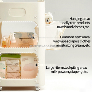 Mesa de Troca Plástica Impermeável para Recém-Nascidos VSUCH com Banheira e Armazenamento - Estação de Banho e Troca para Bebês - Product Image 6