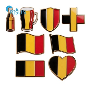 Pays d'Europe occidentale pays européens Irlande Belgique France Pays-Bas Luxembourg Monaco Royaume-Uni Épinglette Badge Broche Épingle en émail - Product Image 2