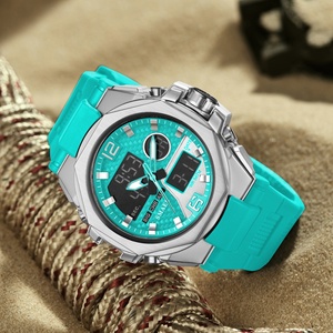 Montre sport SMAEL 8103 Chrono analogique-numérique étanche avec alarme lumineuse et chronomètre pour plongeurs, boîtier en alliage - Product Image 1