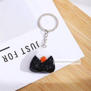 Llavero con Colgante de Bola de Arroz Onigiri Artificial, Estilo Cocina Japonesa, para Regalos de Fiesta o Promoción de Restaurantes - Product Image 4