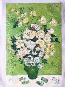 <span class=keywords><strong>Van</strong></span> <span class=keywords><strong>Gogh</strong></span> reproducción pinturas al óleo, pintura de <span class=keywords><strong>flores</strong></span> Marco de imagen, 50x60cm arte de la pared - Product Image 5
