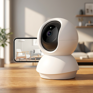 Smart Home WiFi Security Camera 180 Wide Angle 21x Optical Zoom H.265 Memory Card Storage CCD Sensor Low Illumination - Product Image 3