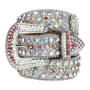 <span class=keywords><strong>Ceinture</strong></span> en cuir Pu pour hommes et femmes, livraison rapide, luxe, unisexe, diamant <span class=keywords><strong>Bb</strong></span>, sione, strass, style Western, brillant, styliste - Product Image 1