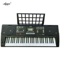 Prix de Gros Professionnel Clavier Piano 61 Touches 16 Polyphonie Double Roue Idéal Église/Scène/Salle de Classe/Maison