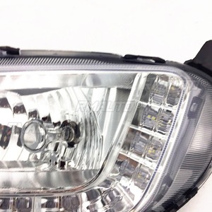 ไฟตัดหมอกหน้า LED สำหรับ Hyundai Santa Fe ix45 ปี 2013-2015 ไฟหน้า LED ซ้ายขวา อะไหล่ตกแต่ง - Product Image 4
