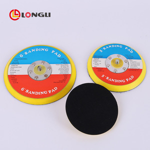 Longli 2 Inch Aluminum Alloy Blue Sanding Pad for <b>Car</b> and Furniture Sanding with Flocked Self Adhesive Disc - Product Image 2