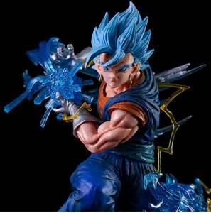 Dragons Balls figura de acción 43cm <span class=keywords><strong>LS</strong></span> Super Saiyan Vegito Fusion estatua gigante <span class=keywords><strong>3</strong></span> cabezas esculpir LED iluminar escena figura de Anime - Product Image 5
