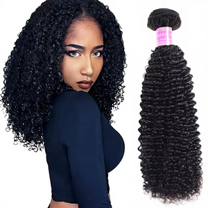 Extensiones de Cabello Brasileño Rizado Jerry/<span class=keywords><strong>Kinky</strong></span> <span class=keywords><strong>Curly</strong></span>, Doble Trama a Máquina, Envío Global, Venta al Por Mayor - Product Image 5
