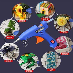 Pistola de pegamento termofusible JQ con boquilla de teflón de 7/16 pulgadas, eléctrica, para bricolaje, aplicación de pasta plástica, pistola de pegamento y barra de pegamento - Product Image 5