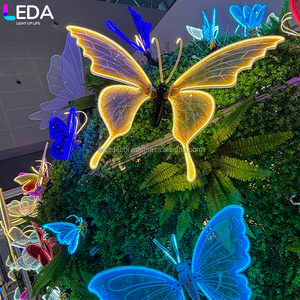 LEDA 100cm montado en la pared impermeable dinámico transparente luz cálida con fuente de alimentación impermeable mariposa luz decorativa - Product Image 3