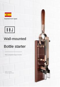 España <span class=keywords><strong>BOJ</strong></span> Bao Wojie Restaurante comercial y bar Metal Vino Uva Sprinkle Bar Montado en la pared Inicio Abrebotellas fijo - Product Image 6