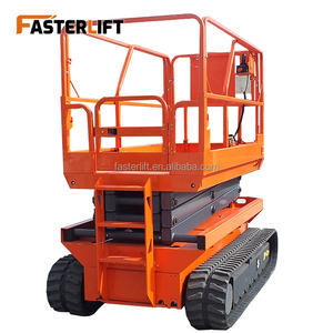 Plataforma Elevadora Móvil Eléctrica de Tijera sobre Orugas de Acero Aleado con Capacidad de Carga de 130 kg y Alturas de 8m, 10m, 12m, 14m - Product Image 6