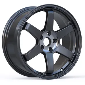Five-spoke Wheels Rim Passenger Car De Ruedas Classic 5*112 15 Inch Black 36 Months for Audi CNC Size 18 5 by 114.3 Crown Rims