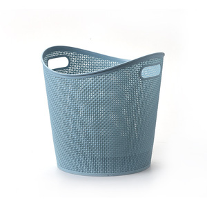 <b>Large</b> Plastic Laundry <b>Basket</b> Round Durable Storage <b>Basket</b> For Toys And Clothes - Product Image 1