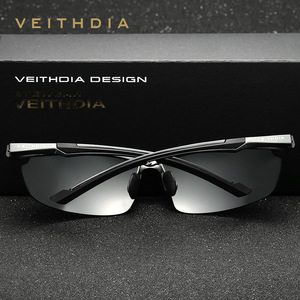 Veithdia Men Aluminum Magnesium Sunglasses Polarized UV400 Driving Outdoor Sports - Product Image 2