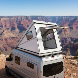 Tente <span class=keywords><strong>de</strong></span> toit rigide P Show FRP Wedge pour camping-car Mercedes Sprinter, type coquille, manuelle, quatre saisons, triple couche - Product Image 3