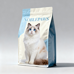 Sacchetto per Alimenti per Cani e Gatti con Fondo Piatto Riciclabile ODM OEM da 1KG-20KG - Product Image 2