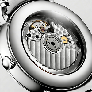 Reloj de Vestir Elegante y Atemporal con Índices de Barra, Visualización de Fecha y Correa de Acero para Hombres y Mujeres, Uso Diario y de Negocios, Longinesing - Product Image 5