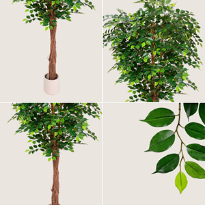 Albero di Olmo Banyan Artificiale ad Alta Simulazione, Grande Pianta da Pavimento per Decorazione d'Interni e Atmosfera in Soggiorno - Product Image 3