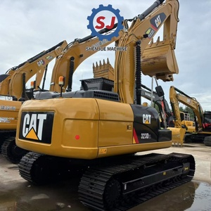 Excavatrice sur chenilles hydraulique Caterpillar CAT323 de 23 tonnes, faible nombre d'heures, engin de construction lourd à vendre, moteur CAT C7.1 - Product Image 1