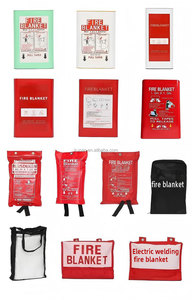 Coperta antincendio ignifuga certificata <span class=keywords><strong>BSI</strong></span> EN1869 EN13501 coperta industriale per la casa di sicurezza resistente al calore - Product Image 5