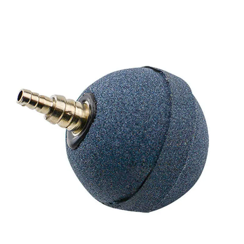 50mm High Temperature Sintered Ozone Bubble Stone Gas Disk Oxygenated Spherical Sand Head Fish Tank Supplies