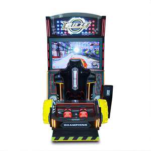 Máquina de Juego de Conducción de Autos en Inglés de Alta Calidad con Batería Recargable, Certificación CE, para Parques Temáticos - Product Image 1