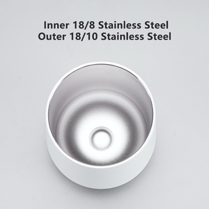 Jianyang Cá nhân hoá tùy chỉnh đôi tường 12 oz thăng hoa trắng khoảng trống chân không rượu vang Kính Tumbler trứng hình trắng đồng bằng Cup - Product Image 2