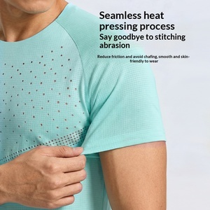 Maglietta Sportiva Ultra-leggera Senza Cuciture, T-shirt da Corsa a Maniche Corte ad Asciugatura Rapida, per Maratona e Atletica - Product Image 1