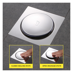 Preço de fábrica Popular Limpar Aço Inoxidável <span class=keywords><strong>Pop</strong></span> Up Escondido Piso Dreno - Product Image 4