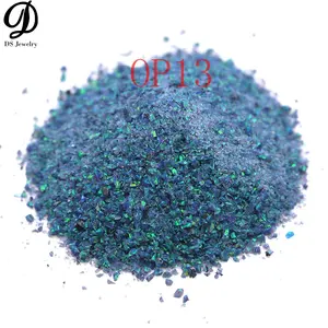 Harga Grosir Sintetis Opal Chip 1.5Mm 160Mesh Menghancurkan Opal untuk Cincin Belo Opal