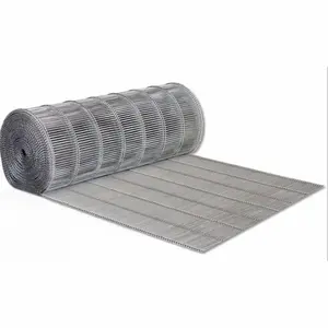 Factory Outlet Heat Resistant 304 Stainless Steel Flat Flexible Wire Mesh Conveyor Belt for Food Industry