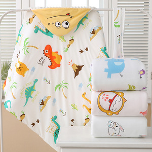 Hoge Kwaliteit 90X90 Cm Minky Dot Capuchon Baby Deken Super Zacht 100% Katoen Bedrukt Patroon Modieuze Groothandel Opties - Product Image 3