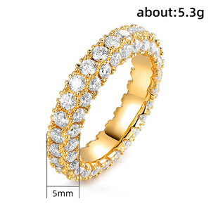 Anello con Design Geometrico su Tre Lati, Anello Semplice per Uomo e Donna - Product Image 5