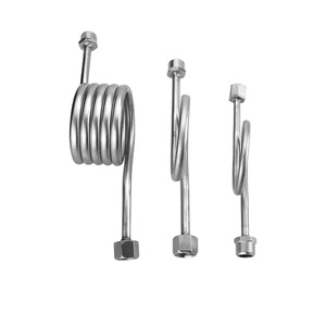 ท่อบัฟเฟอร์เกจวัดแรงดันแบบโค้งงอ สแตนเลส ขนาด M14*1.5 M20*1.5 ท่อเกจวัดแรงดันแบบโค้งงอป้องกันการควบแน่น - Product Image 5