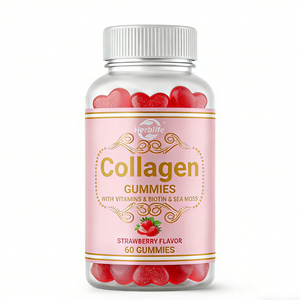 Gomitas de Colágeno con Vitamina C, Biotina y Algas Marinas, Complejo Vitamínico VC para Cabello, Piel y Uñas, 60 Unidades, Marca Privada OEM de Fábrica - Product Image 2