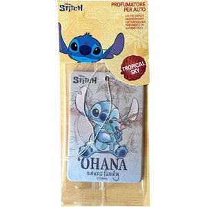 Deodorante per auto Cartoncino Stitch - Fragranza Tropical Sky - Product Image 2