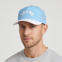 Gorras de Béisbol Lisas Unisex de Alta Calidad al por Mayor, de 5/6 Paneles, con Orificios Cortados con Láser, de Poliéster de Alto Rendimiento, para Deportes y Golf