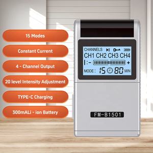 Masajeador Digital Tens Smart Back 7000 de 4 Canales con Pantalla LED Retroiluminada, Batería Integrada Recargable, 15 Modos EMS para Pies - Product Image 3