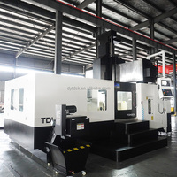 Centro de Mecanizado CNC de 3 Ejes Tipo Pórtico TDSK, Máquina de Grabado CNC, Máquina de Mandrinado y Fresado CNC de Pórtico