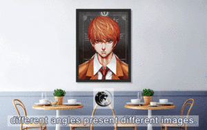 Venta al por mayor personalizado 3D lenticular japonés Manga holográfica anime poster <span class=keywords><strong>death</strong></span> <span class=keywords><strong>note</strong></span> 3D movimiento Flip poster anime imagen para Decoración - Product Image 6