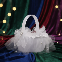 Vente en gros de panier de rangement nordique cercle de fleurs pour mariage européen fille plastique PP durable et écologique arc élégant romantique