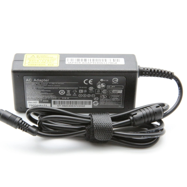 Universal Laptop Charger 18.5V 3.5A 65W for HP Compaq, Wall Mountable AC Adapter Power Supply, Replacement