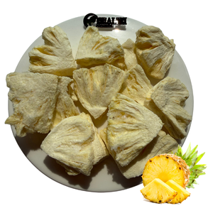 Yhealth Snacks Sains - Morceaux d'ananas lyophilisés sous vide |   Fruits végétaliens sans sucre ajouté - Product Image 2
